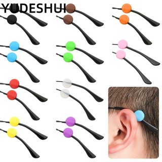 YUDESHUI Cặp móc đeo mắt kính bằng silicon chống trượt thời trang