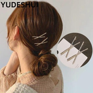 Yudeshui 1 kẹp tóc cô dâu đính đá pha lê
