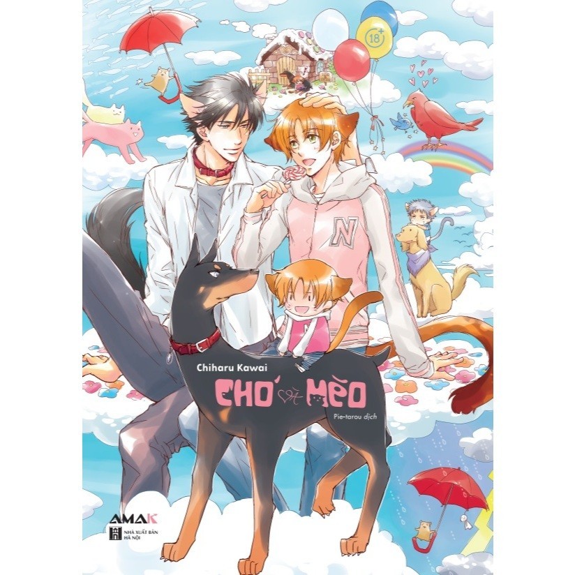 Sách Chó Và Mèo - Chiharu Kawai