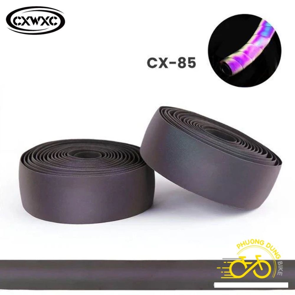 Dây quấn (Băng quấn) ghi đông xe đạp da PU phản quang CXWXC CX-85