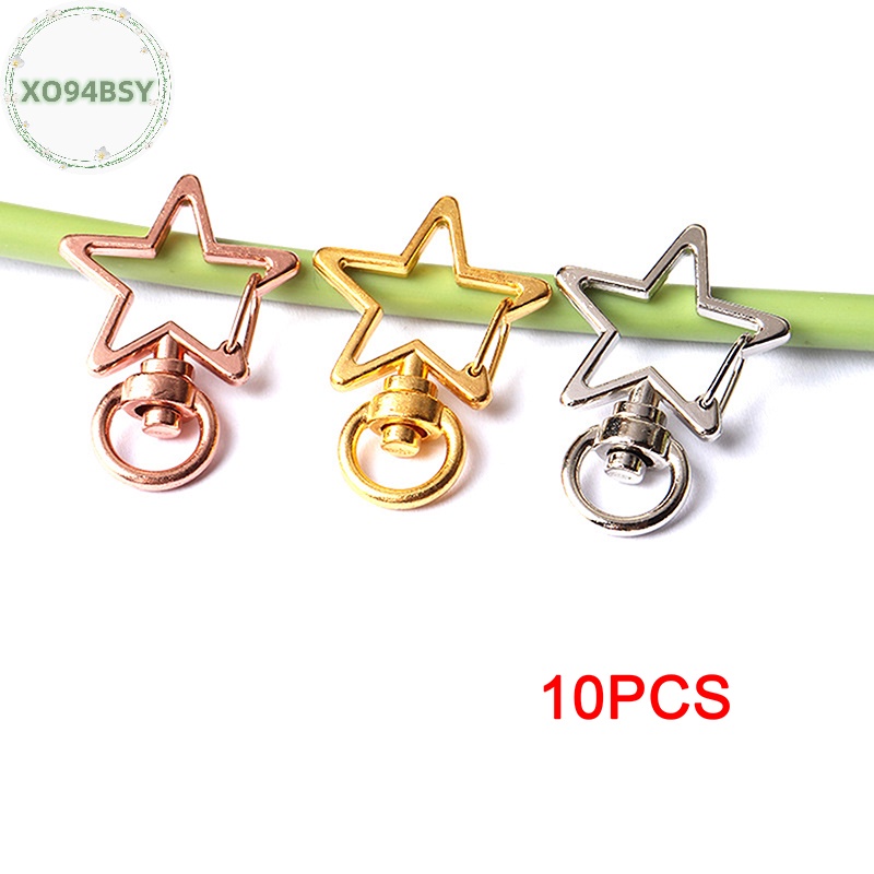 Xo94bsy 10 Móc Khóa Rỗng Hình Tôm Hùm Sao diy