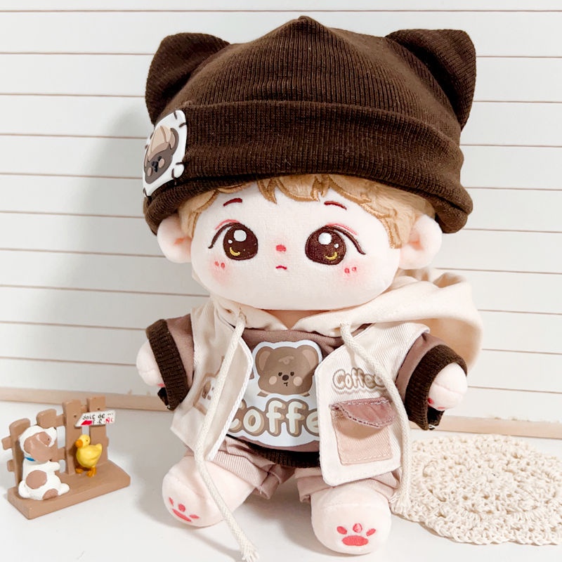 Bộ Đồ Bằng Vải cotton 20cm Không Gây Kích Ứng Dễ Thương Dành Cho Búp Bê 0901