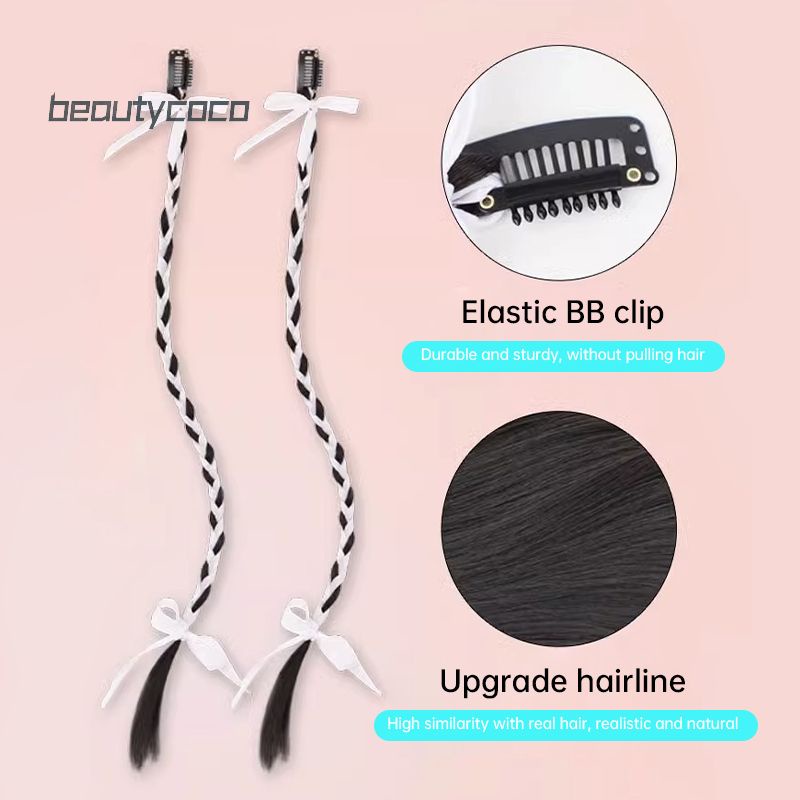 Beautycoco🍊Bộ 2 Dây Ruy Băng Buộc Tóc Thắt Nơ Xinh Xắn