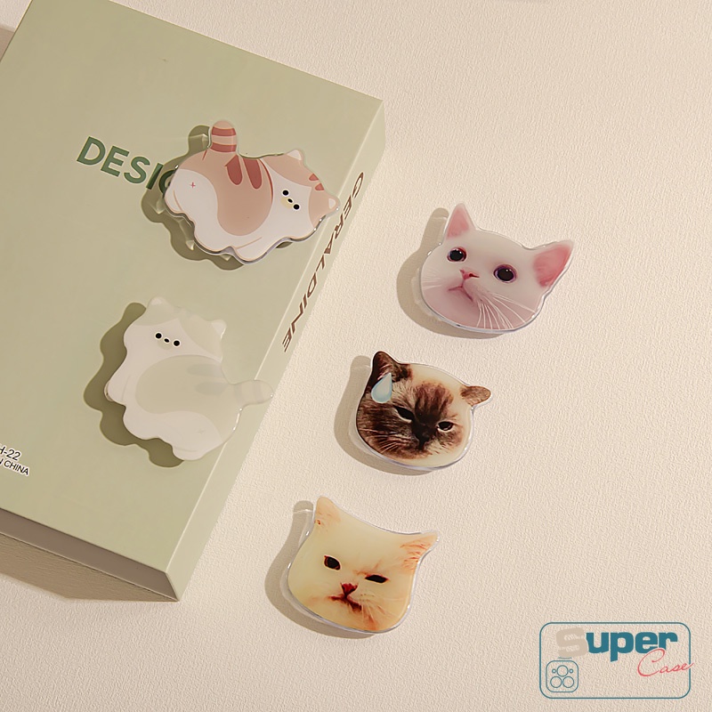 Giá Đỡ Điện Thoại Dạng Nhẫn Hình Thú Hoạt Hình Dễ Thương