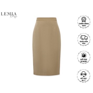  Chân Váy Bút Chì Xếp Ly 2 Bên Thời Trang Công Sở Sang Trọng By LEMIA Design - 23Z110 