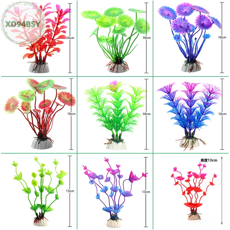 Xo94bsy Cây Cỏ Giả Dùng Trang Trí Bể Cá vn