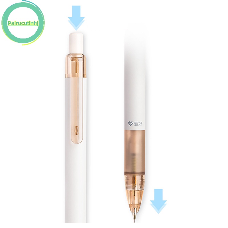 Parucutin Bút Chì Bấm Tự Động Màu Trơn Dễ Thương Cho Học Sinh / Văn Phòng