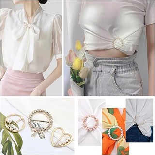 Khóa cài khăn choàng lụa đa năng thời trang hàn quốc dễ phối đồ