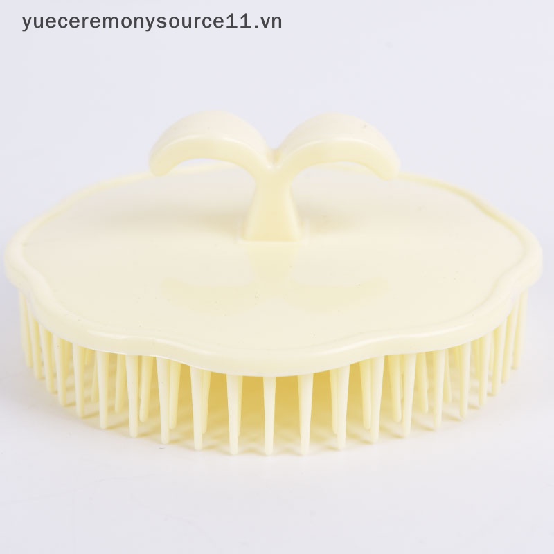 Bàn Chải Gội Đầu Lông Mềm Cán Dài Mát Xa Da Đầu Cho Người Lớn