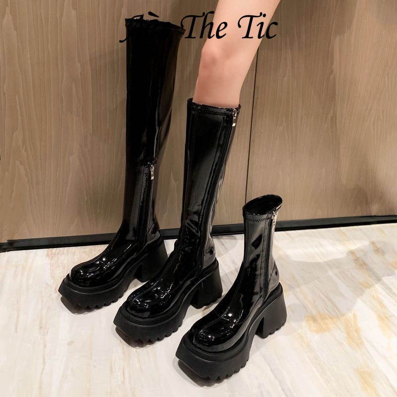 Aès  giày nữ boot nữ bột boot Thời trang trăm mốt 2023 HOTSALE Korean Style Phong cách Thời trang Đẹp B92F08I 36Z230909