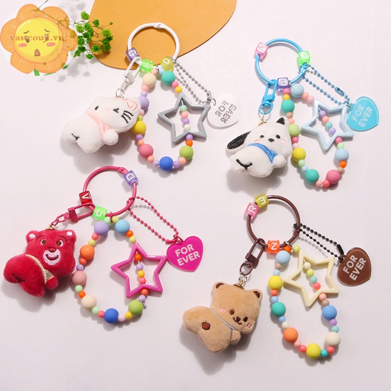 Vastji sanrio Móc Điện Thoại / Chìa Khóa / Móc Khóa Chống Thất Lạc Hình anime Nhồi Bông Dễ Thương vn