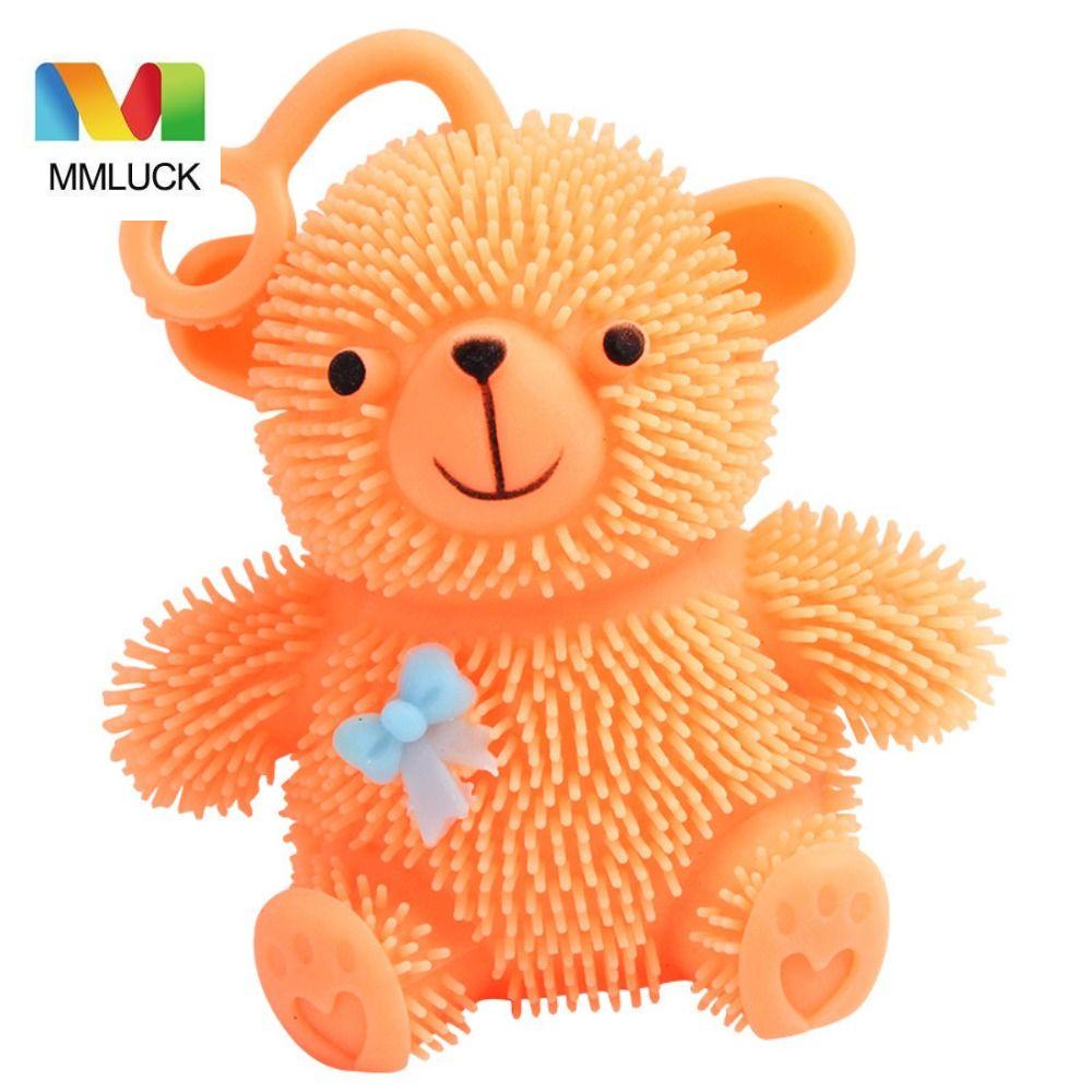 Mmluck bear Đồ Chơi Bóng Mềm Mại Hình Gấu Bông Phát Sáng Dành Cho Trẻ Em Làm Quà Tặng Giáng Sinh