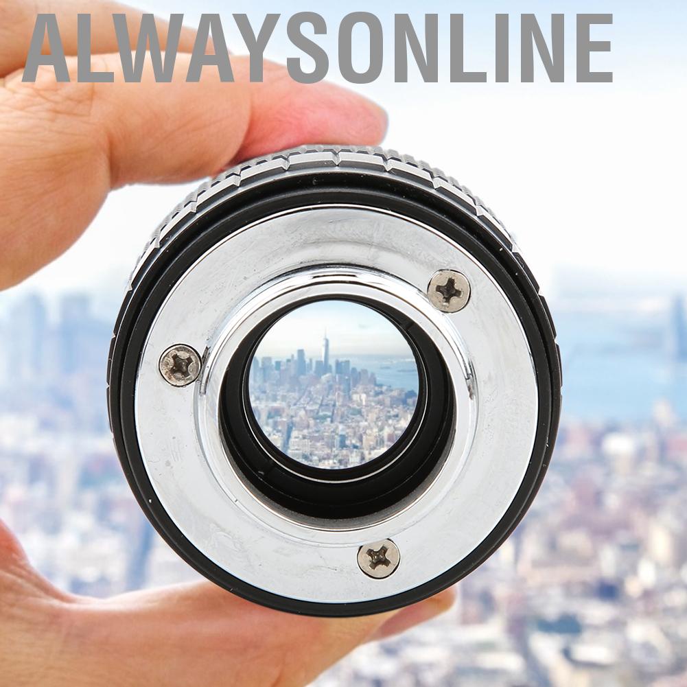 Alwaysonline lentes 50mm F1.4 C Mount Lens Used with Adapter for Mirrorless   lens accessories