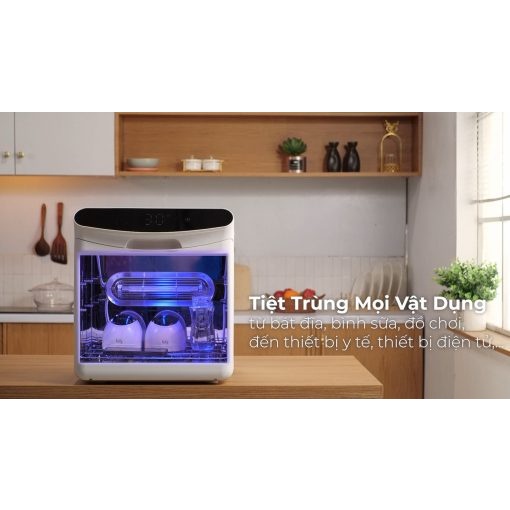Máy tiệt trùng sấy khô UVC LED 2 trong 1 35 lít – KING PRO 1