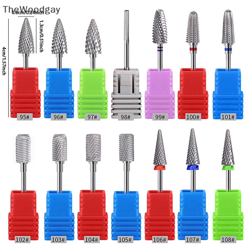 Mũi Khoan Móng Tay Bằng Thép Chuyên Dụng Cho Máy Mài Điện