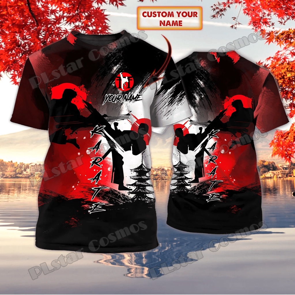 Áo Thun In Hình karate 3d Thời Trang Mùa Hè Cho Nam