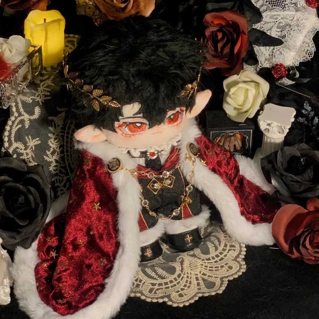 Búp Bê Nhồi Bông Hình Vương Miện Ngôi Sao 20cm Mặc Trang Phục Thường Ngày Không Kèm Búp Bê