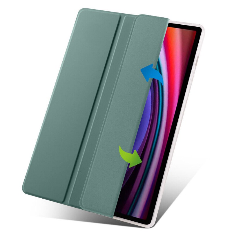 Bao Da Máy Tính Bảng Nắp Gập Thông Minh Có Ngăn Đựng Bút Cho samsung galaxy tab s9 fe 10.9 sm-P510 Smx516B Giá Đỡ