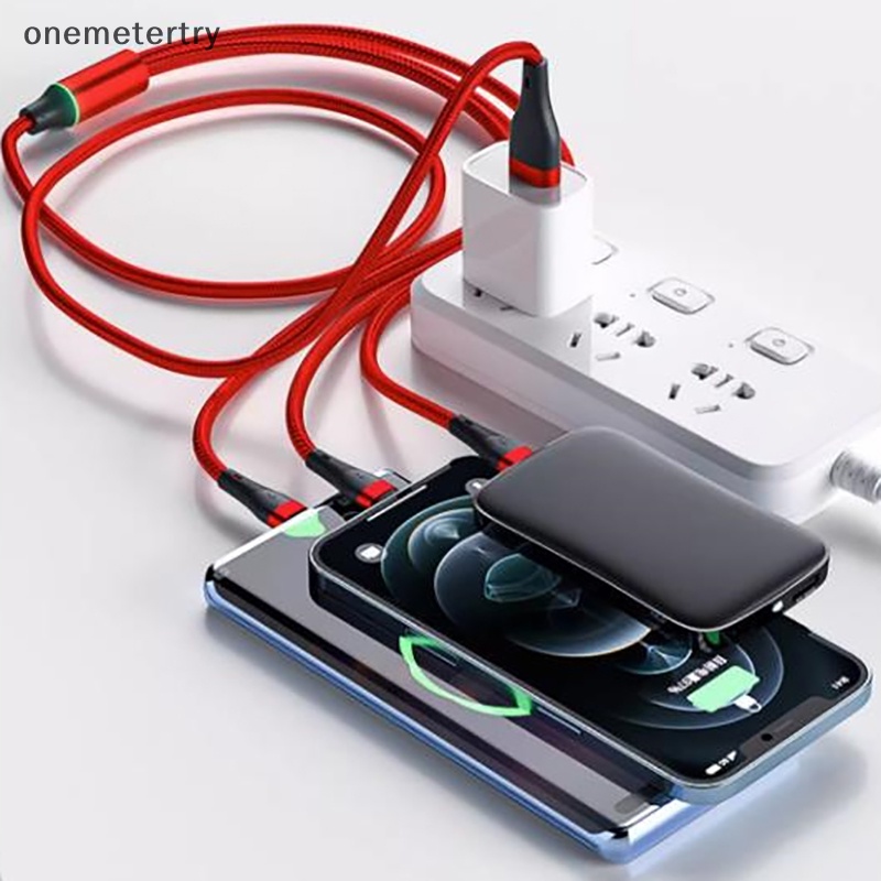 Dây Cáp Sạc Nhanh 100w 6a usb Sang type c 3 Trong 1 Chất Lượng Cao Cho huawei xiaomi samsung