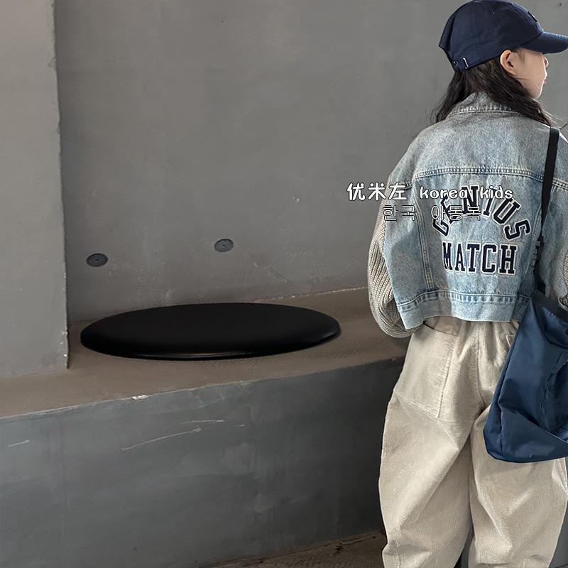 Áo Khoác denim Phong Cách Hàn Quốc Thời Trang Mùa Thu 2023 Cho Bé