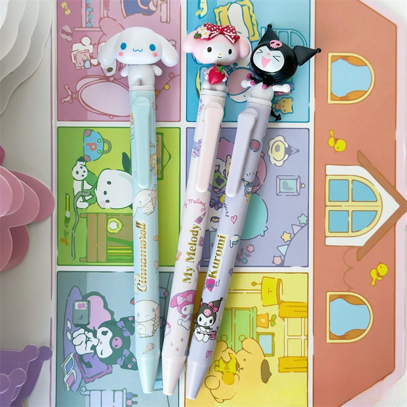 Sanrio Bút Bi Nước Ngòi 0.5mm Hình Búp Bê kuromi