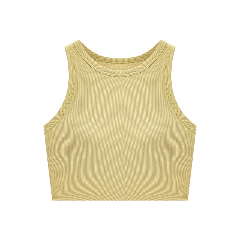 Áo bra 2 Trong 1 Không Tay Dáng Ôm Có Mút Nâng Ngực Thời Trang Quyến Rũ Cho Nữ