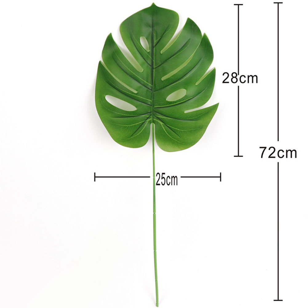 Đồ Chơi Cao Cấp Cho Bé| 1 Nhánh Lá Nhiệt Đới Nhân Tạo Trang Trí Bàn Tiệc Cưới