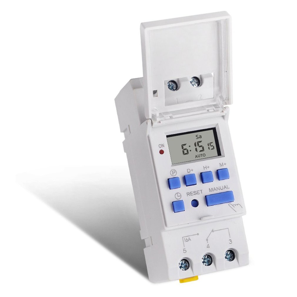 PK SINOTIMER 220V Weekly 7 Days Digital Programmable Timer Switch Relay Control