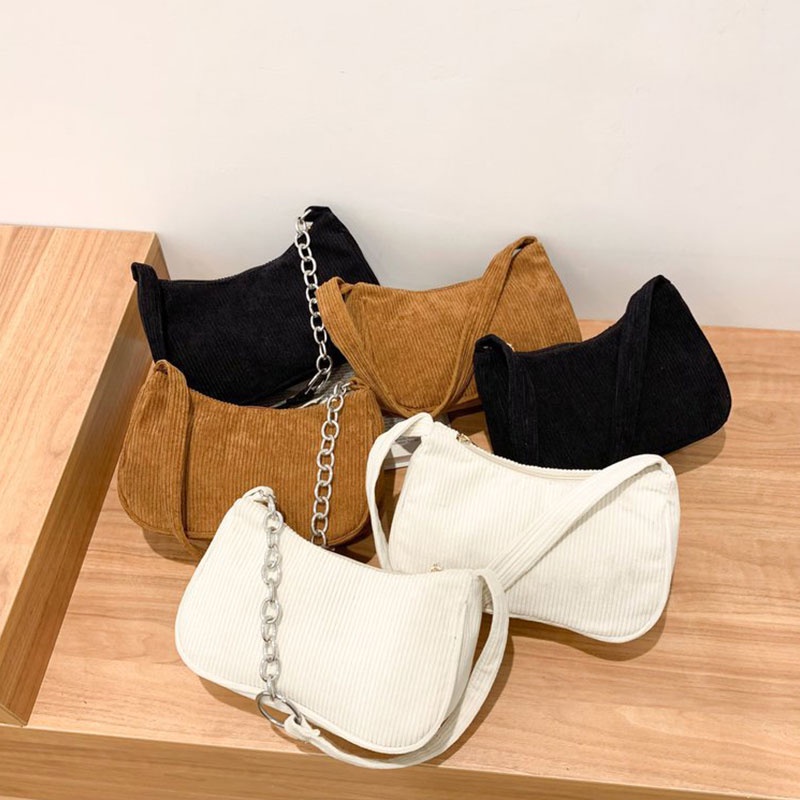 MOUSSON Túi Xách Đeo Vai Hình Vuông Cỡ Nhỏ Phủ Nhung Thời Trang Thu Đông Sang Trọng Cho Nữ