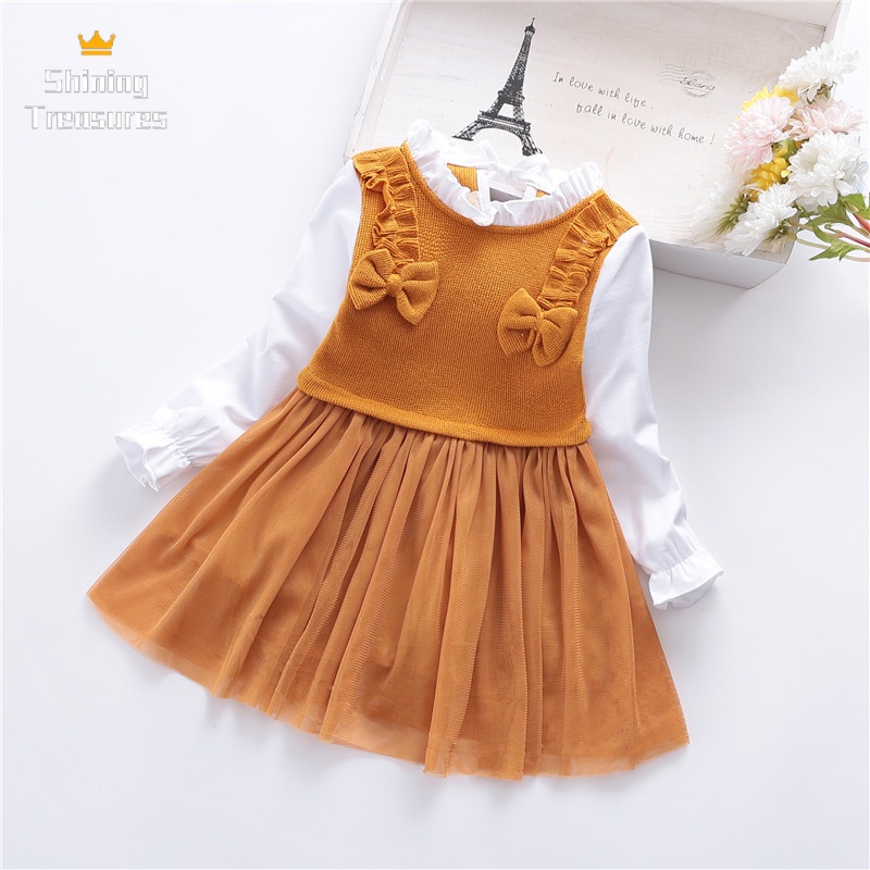 ShiningTreasures Váy Bé Gái váy váy trẻ em công chúa bé gái thời trang dễ thương đẹp 2023 NEW KLQ23919U2 38Z230918