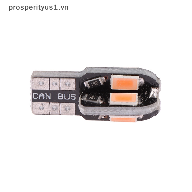 1  Set 2 Bóng Đèn led t10 canbus 5630 8smd 12v 8000k Ánh Sáng Trắng Dành Cho Ô Tô
