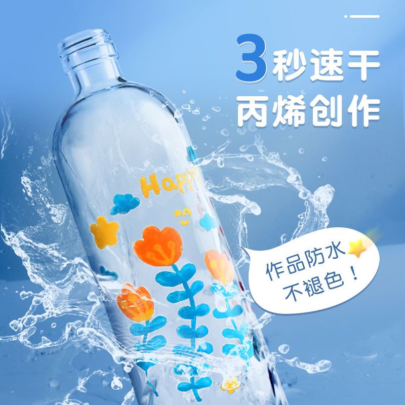 Bút Vẽ graffiti Bằng acrylic Không Thấm Nước Nhanh Khô Không Phai Màu Chống Thấm Nước Không Chứa Mực Vẽ Tay diy Cho Mẫu Giáo