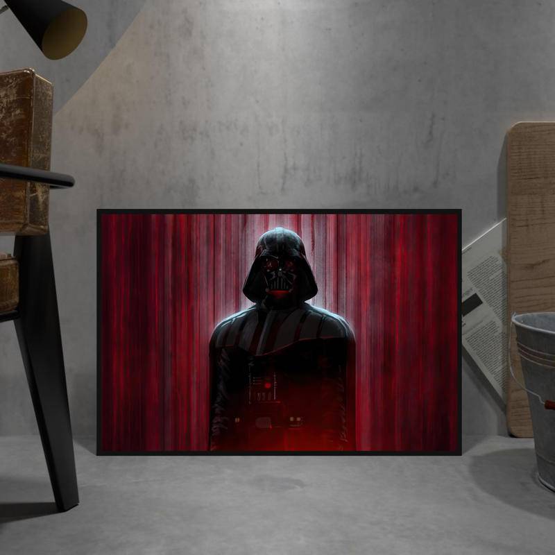 Tranh Treo Tường Vải canvas In Hình Phim star wars Trang Trí Nhà Cửa