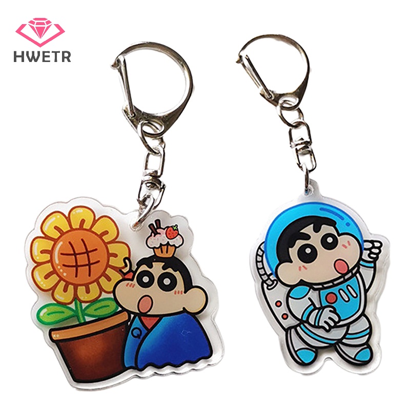 Móc Chìa Khóa Bằng acrylic Hình Cầu Hoạt Hình Dễ Thương Mới