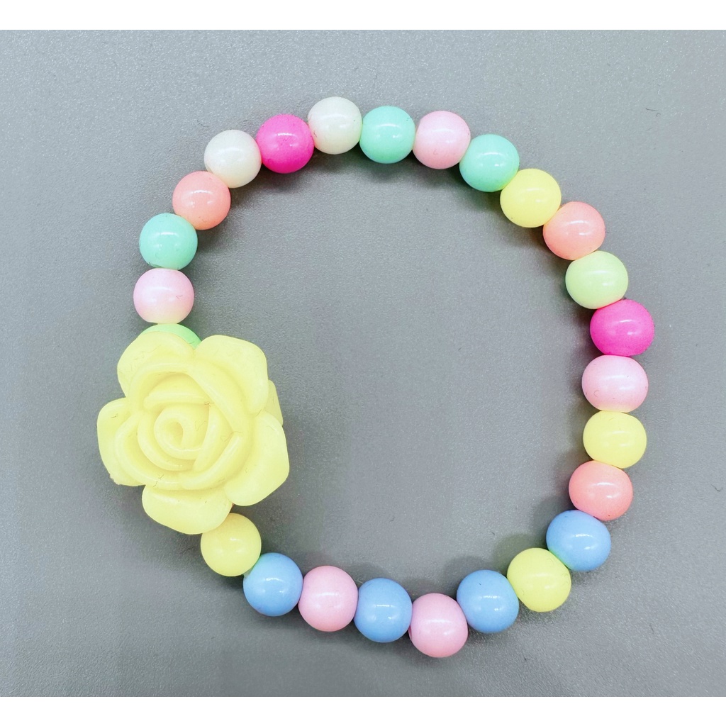 Vòng Tay resin acrylic Màu Sắc Thời Trang Cho Bé Gái