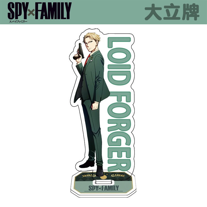 Mô hình Standee Popular Anime SPY X FAMILY Twilight Yor Forger Anya Forger để bàn tượng nhựa acrylic