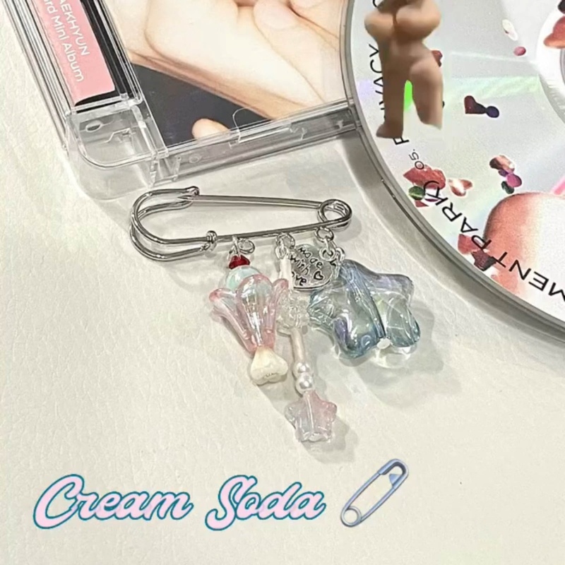 Ghim Cài Áo Hình Ngôi Sao Bằng Nhựa resin Dễ Thương
