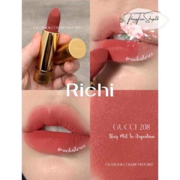 Son Gucci Matte 519 217 201 25 500 505 208 204 304 307 302 504 506 509 Đủ bill