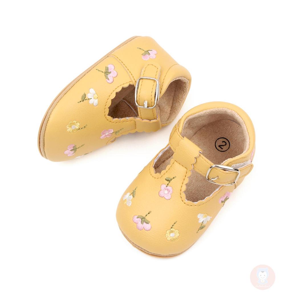 Giày Búp Bê Da pu Đế Cao Su Cho Bé Gái laa6-baby