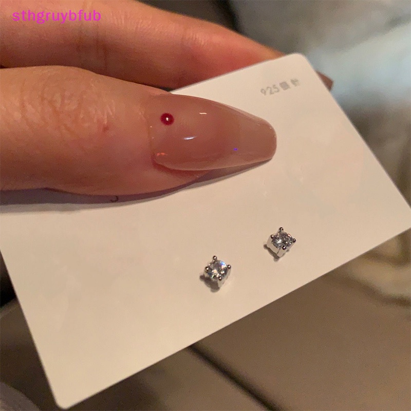 Sthb Set 6 Khuyên Tai Bạc Đính Đá Thời Trang Phong Cách Hàn Quốc Cho Nữ vn