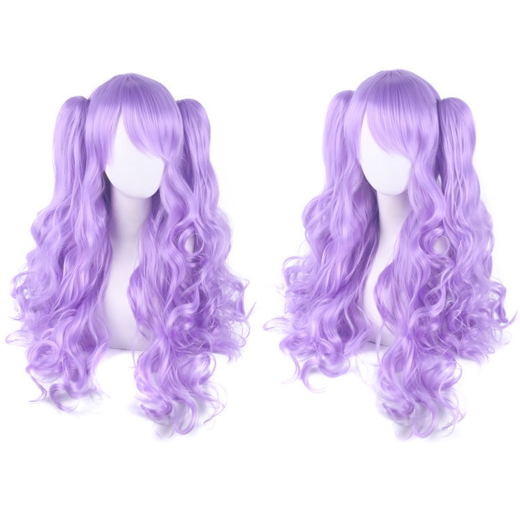 Tóc Giả Xoăn Dài Hóa Trang Nhân Vật anime lolita Dễ Thương