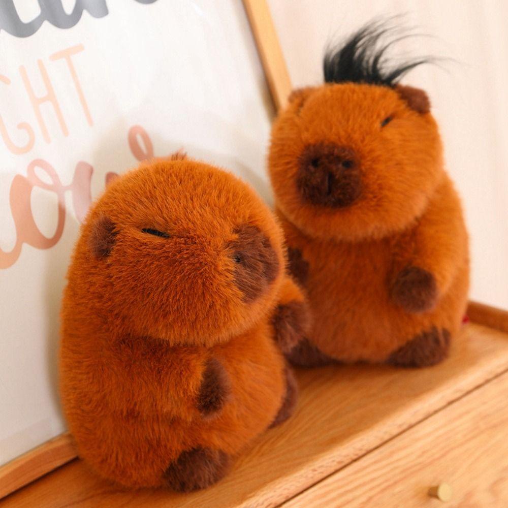 Mmluck capybara Đồ Chơi Búp Bê Nhồi Bông capybara Rodybara rodent capybara Có Tóc Búp Bê capybara Mềm Mại Trang Trí Nhà Cửa