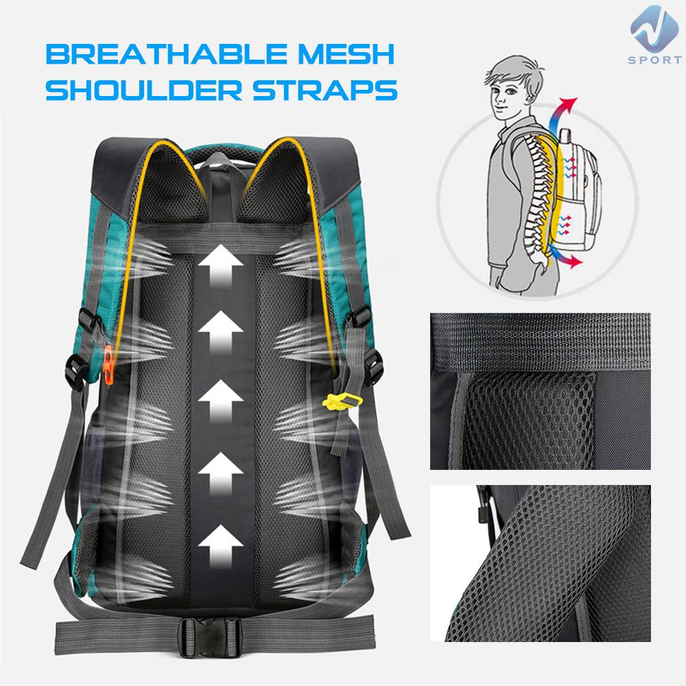 Ba Lô Leo Núi / Du Lịch Thể Thao Ngoài Trời 60l Chống Nước Cho Nam Và Nữ