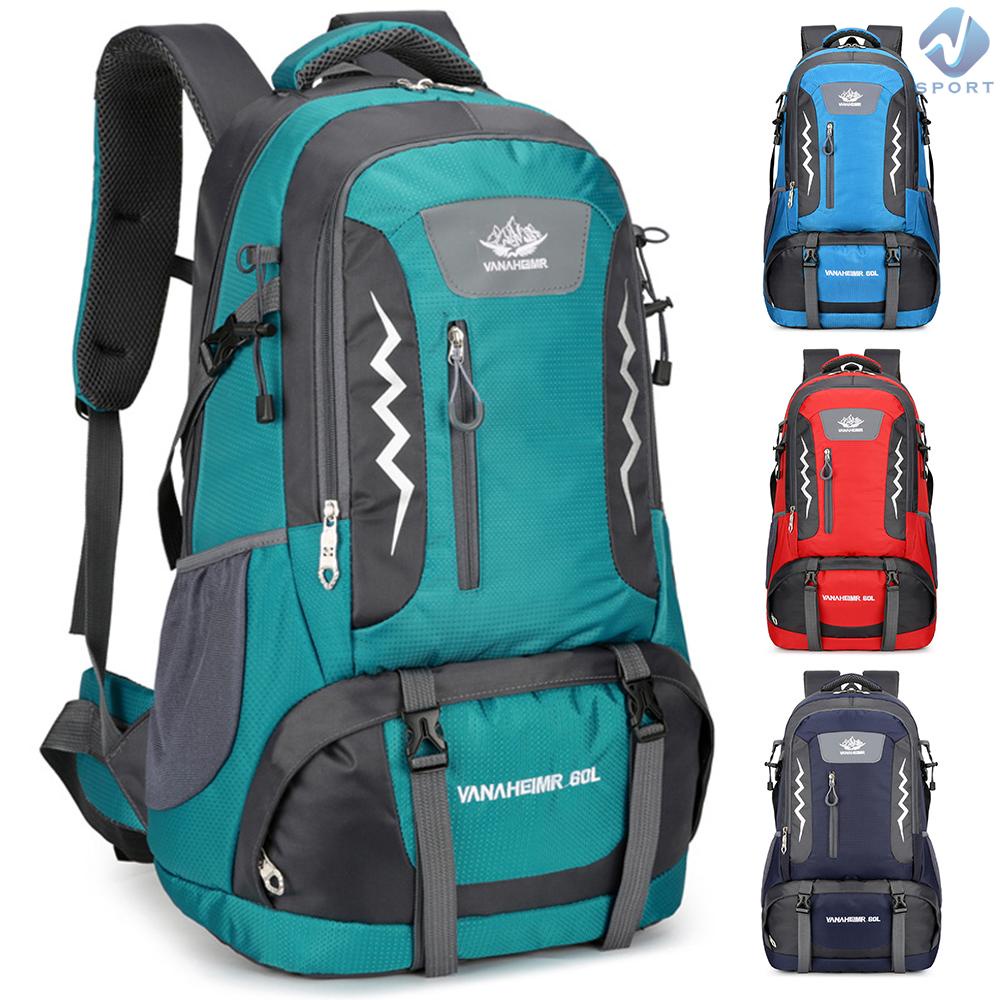 Ba Lô Leo Núi / Du Lịch Thể Thao Ngoài Trời 60l Chống Nước Cho Nam Và Nữ