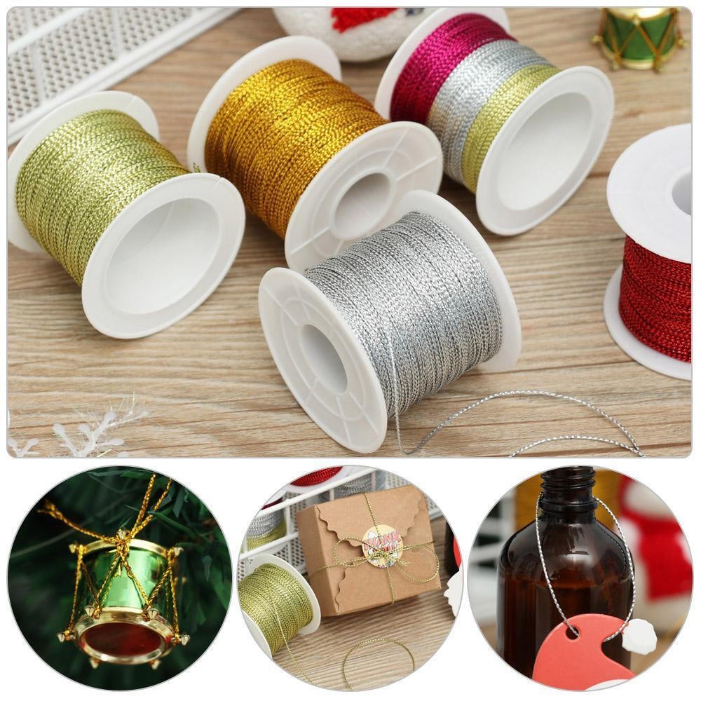 Dây Ruy Băng Kim Tuyến Lấp Lánh Trang Trí Giáng Sinh
