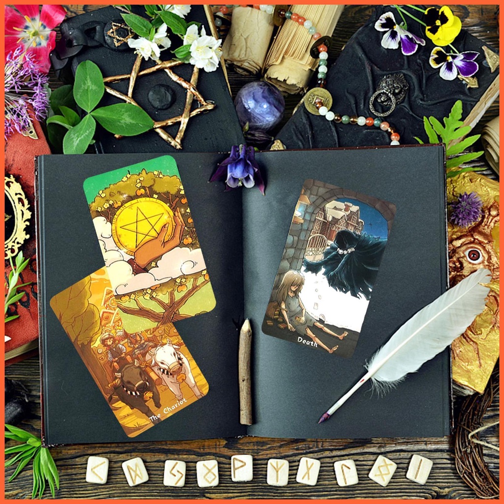 Bộ Bài tarot 78 Lá Bài tarot Phiên Bản Tiếng Anh
