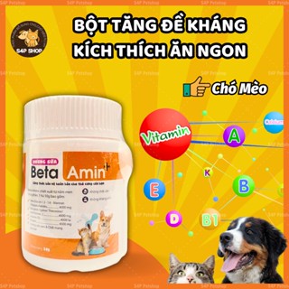  Beta Amin bột tăng đề kháng bổ sung vitamin thú cưng tăng khả năng hấp thu thèm ăn cho chó mèo 