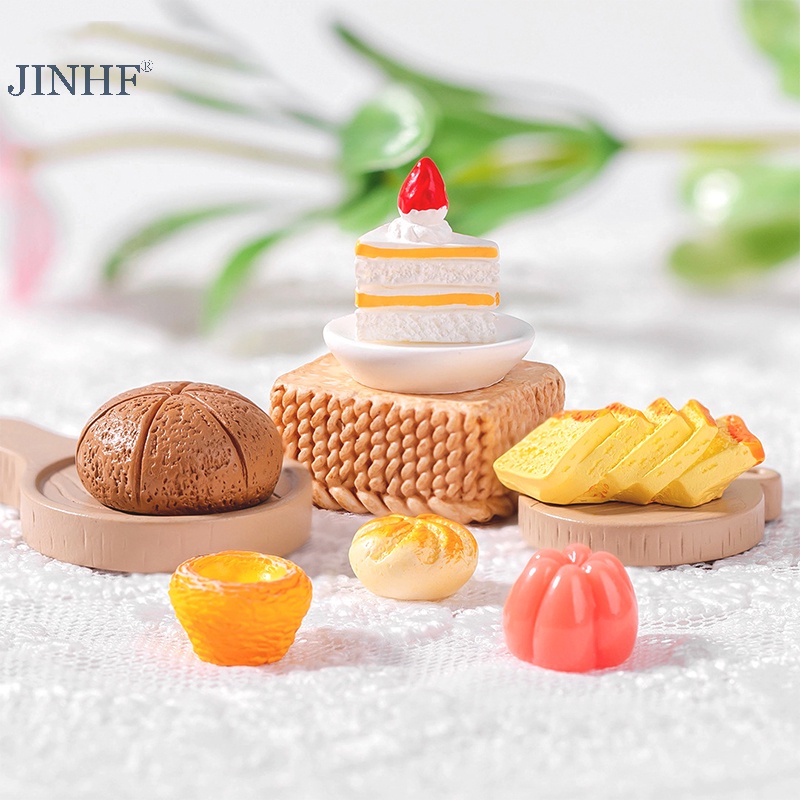 Jinhf Đồ Chơi Nhà Bếp Đồ Chơi Mô Phỏng Bếp Nấu Ăn Mô Phỏng Bánh hamburger Bánh Donut Bánh Donut Đồ Chơi Trẻ Em Trang Trí Bàn Ăn Bán Chạy diy