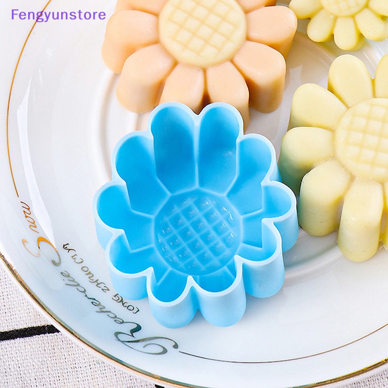 Khuôn Silicon Làm Bánh cupcake Hình Hoa Xinh Xắn vn