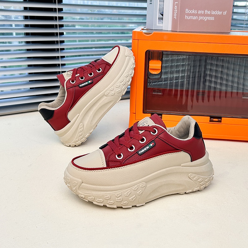 Ielgy Giày Thể Thao Đế Dày Thoáng Khí Phong Cách Hàn Quốc Cho Nữ